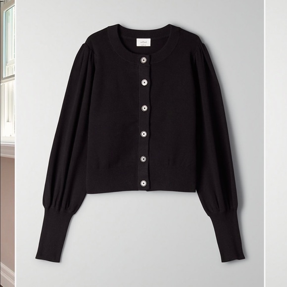 Wilfred Alessia Cardigan in Granite Blue - Picture 2 of 3